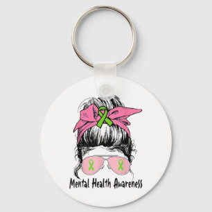 Bun Mental Health Problems Mental Health Awareness Key Ring