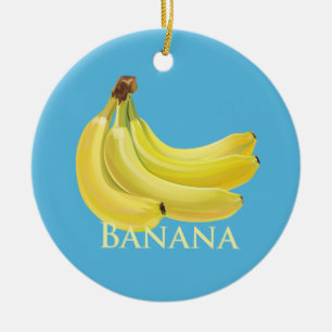 Bunch of Bananas Ceramic Tree Decoration