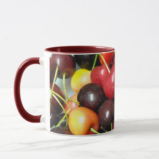 Bunch of Cherries Mug (Left)