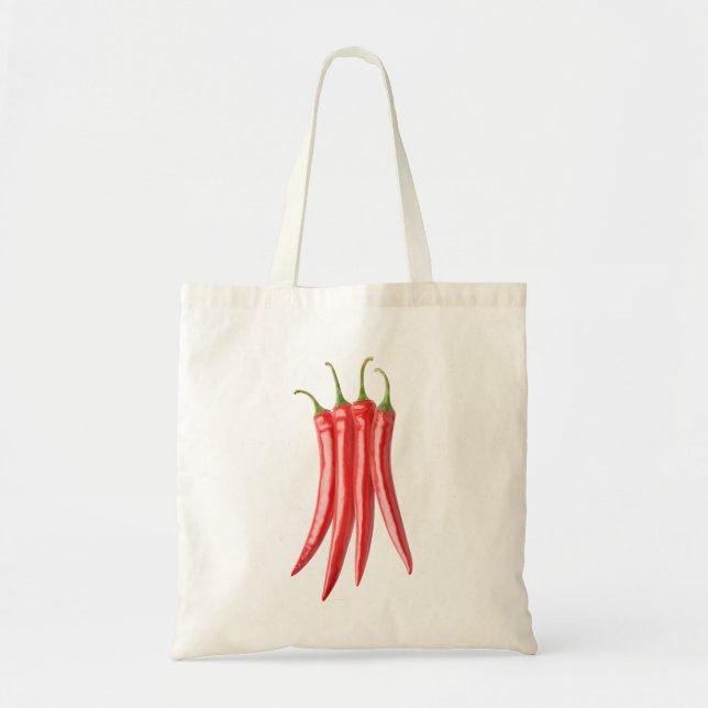 Bunch of chilli peppers tote bag (Front)