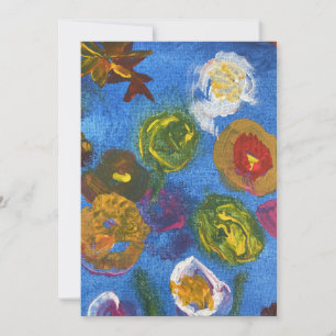 'Bunch of Flowers" Acrylic on canvas Save The Date