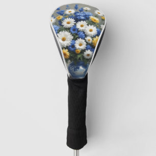 Bunch of Flowers Elegant Watercolor Golf Head Cover