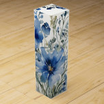 Bunch of Flowers Elegant Watercolor Wine Box<br><div class="desc">Do you think it is difficult to choose a design according to your own personality and tastes? Maybe this design makes your job easier. Look again,  this is definitely what you're looking for.</div>