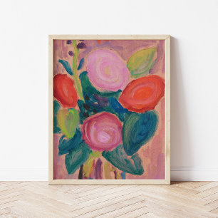 Bunch of Flowers in Vase   von Jawlensky Poster