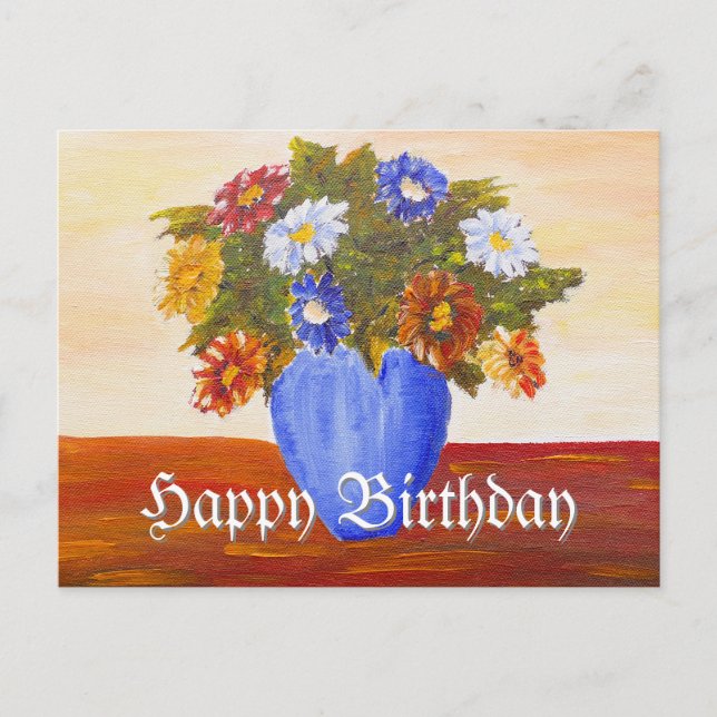 Bunch of Flowers  Postcard (Front)