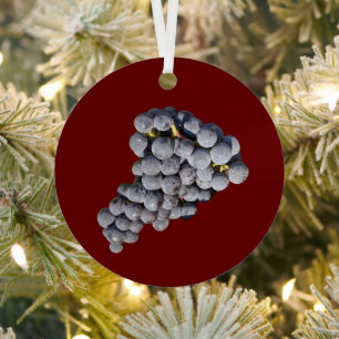 Bunch of Grapes Metal Tree Decoration