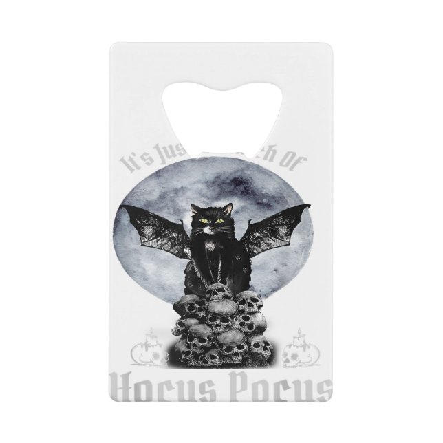 Bunch of Hocus Pocus Black Cat Art Illustration Fu (Front)