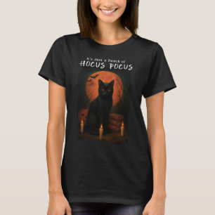 Bunch of Hocus Pocus Black Cat Halloween T-Shirt
