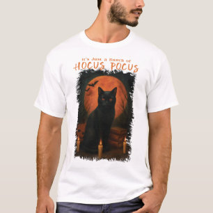 Bunch of Hocus Pocus Black Cat Halloween T-Shirt