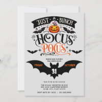Bunch of Hocus Pocus Halloween Party Bash Digital