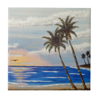 Bunch Of Palms Tile