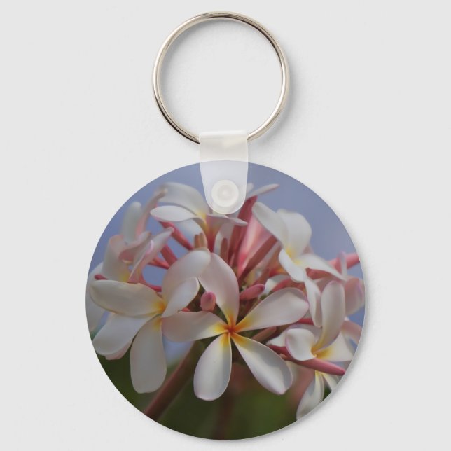 Bunch of Plumeria Key Ring (Front)