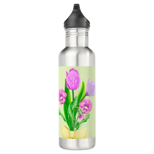 Bunch of Spring Flowers Thermal Tumbler 710 Ml Water Bottle (Right)