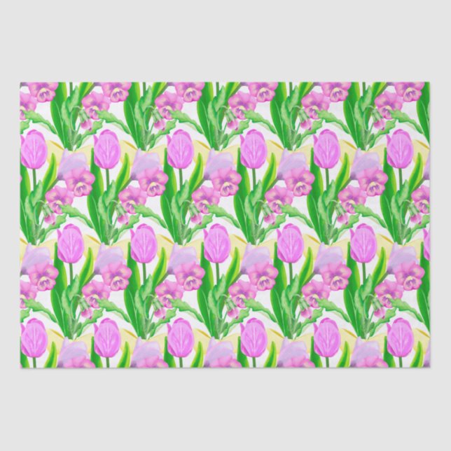 Bunch of Spring Flowers    Tissue Paper (Front)