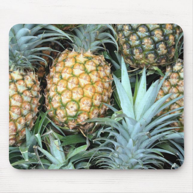 Bunch of Tropical Hawaiian Pineapples Mouse Pad (Front)