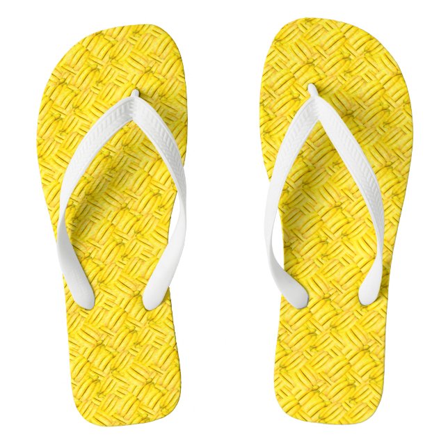 Bunches of banana pattern jandals (Footbed)