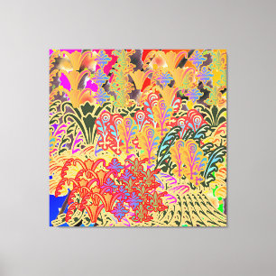 Bunches Of Flowers  Canvas Print