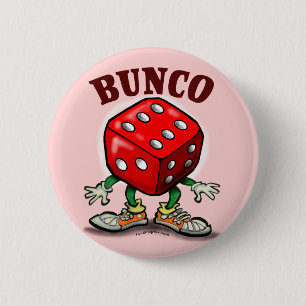 Bunco 6 Cm Round Badge