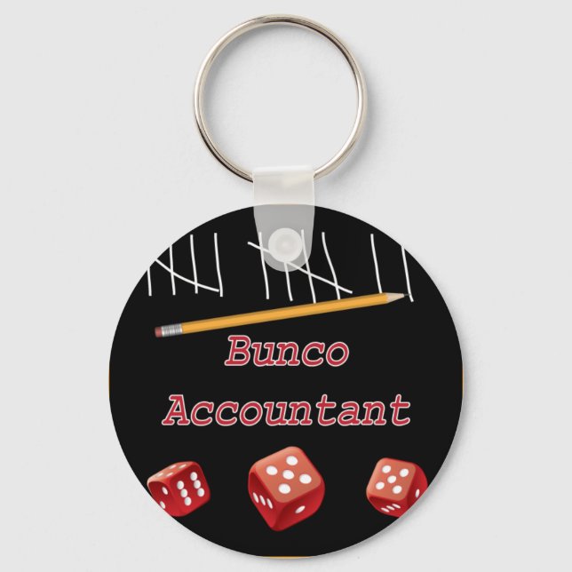 Bunco Accountant Key Ring (Front)