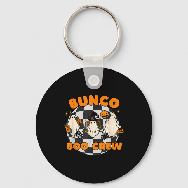 Bunco Boo Crew Bunco Halloween Dice  Key Ring (Front)