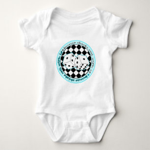 Bunco Chicks Roll With It - Blue Baby Bodysuit