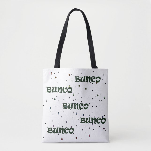 Bunco Confetti Tote Bag (Front)