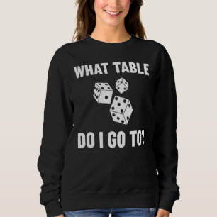 Bunco Dice Game Rules Night Party Sweatshirt