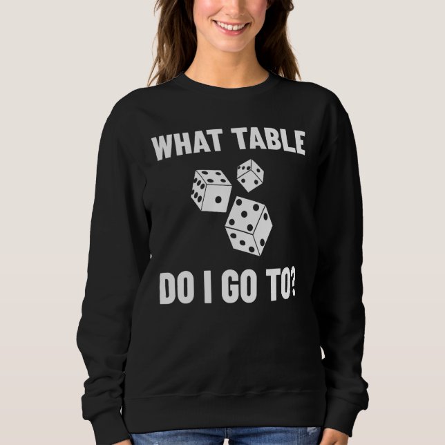 Bunco Dice Game Rules Night Party Sweatshirt (Front)