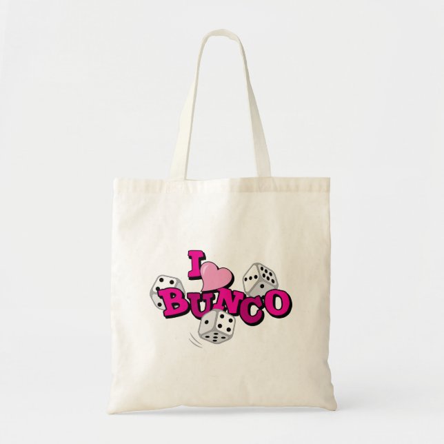 Bunco Dice Game Tote Bag (Front)