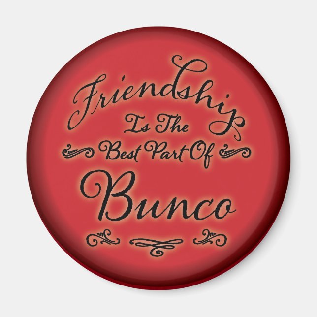 Bunco Friendship Magnet (Front)