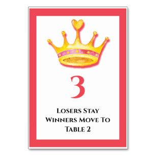 Bunco Gold Crown Table 3 of 5 Card