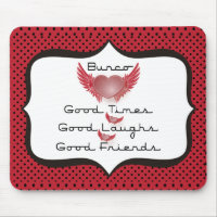 Bunco - Good Times, Laughs, Friends - Retro Heart