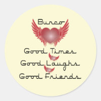 bunco good times with heart and wings