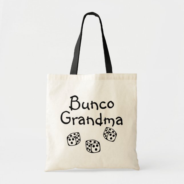 Bunco Grandma Tote Bag (Front)