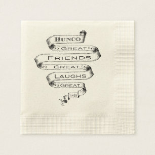 Bunco Great Friends Napkin