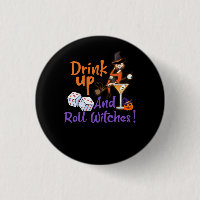 Bunco Halloween Drink Up and Roll Witches Dice Gam
