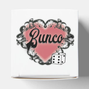 bunco heart tattoo favour box