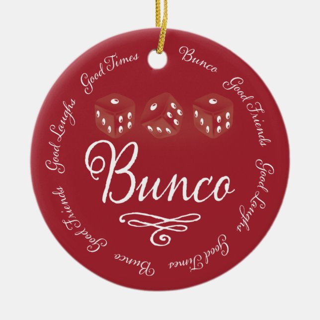 Bunco Ornament Good Laughs (Front)