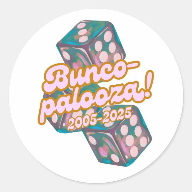 Bunco-palooza Sticker (Front)