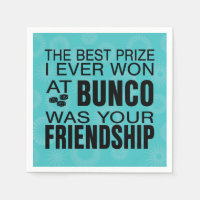 Bunco Party Quote Friendship Prize Dice