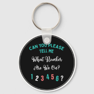 Bunco Player Funny Game Night Key Ring