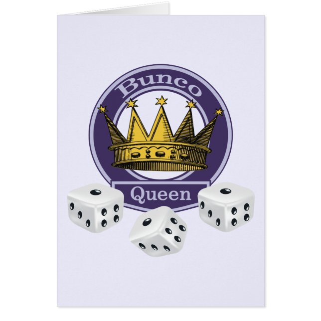 Bunco Queen Crown and Dice (Front)
