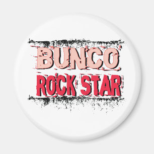 bunco rock star in pink magnet