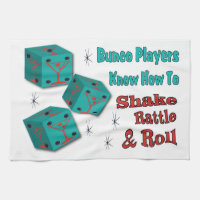 Bunco - Shake, Rattle & Roll Martini Towel