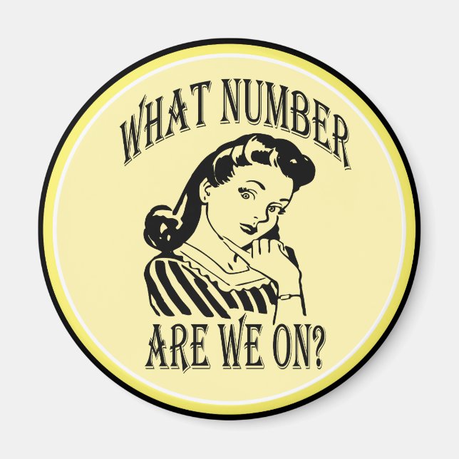 Bunco What Number Are We On #2 Magnet (Front)