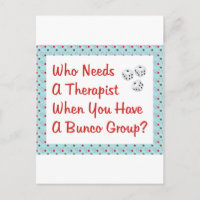 bunco who needs a therapist