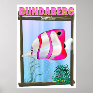 Bundaberg Australia travel poster