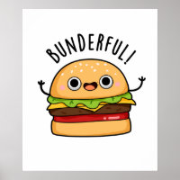 Bunderful Funny Burger Bun Pun