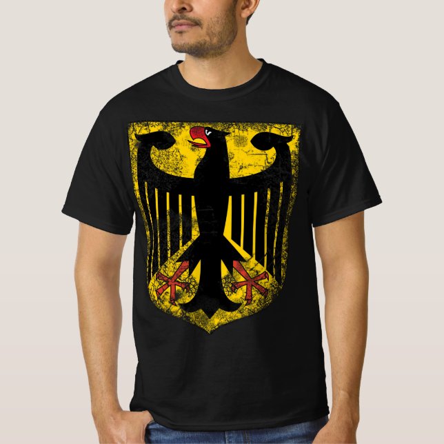 Bundesadler - Germany eagle distressed T-Shirt (Front)