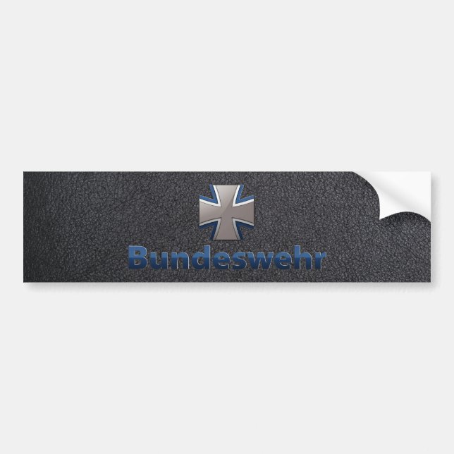 Bundeswehr Emblem Bumper Sticker (Front)